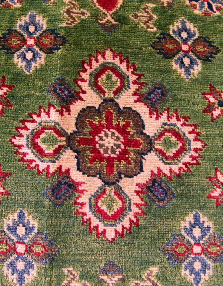 Detail image of 2' 1 x 2' 11 Hand Knotted Kazak Rug