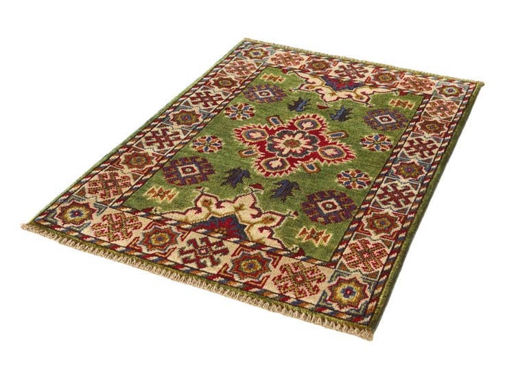 Detail image of 2' 1 x 3' 1 Hand Knotted Kazak Rug