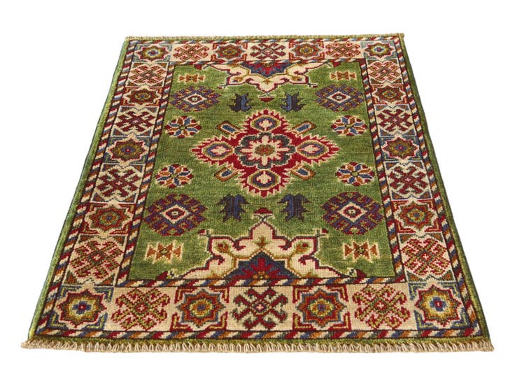 Detail image of 2' 1 x 3' 1 Hand Knotted Kazak Rug