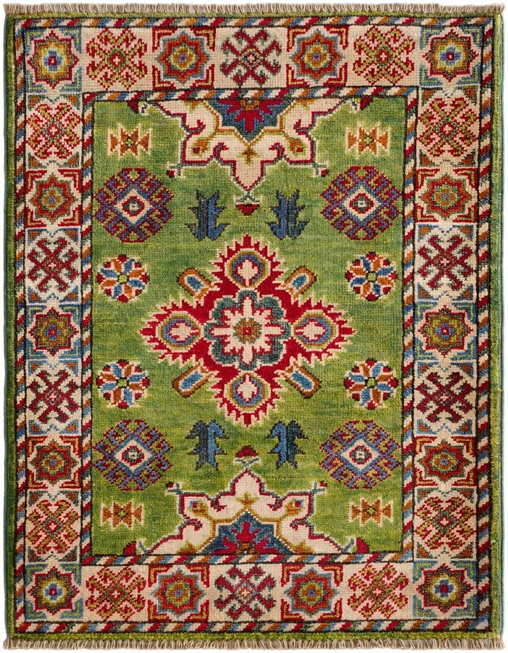 Detail image of 2' 1 x 3' 1 Hand Knotted Kazak Rug
