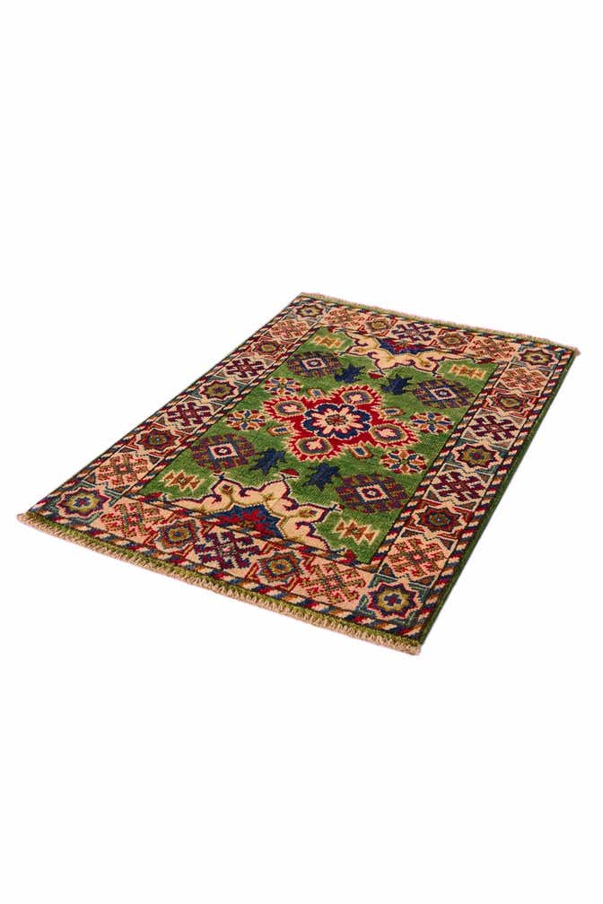 2' x 3' Hand Knotted Kazak Rug