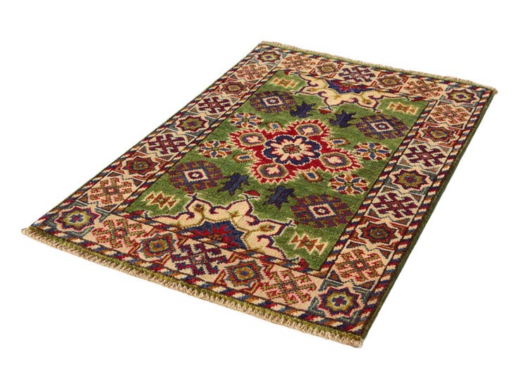 Detail image of 2' x 3' Hand Knotted Kazak Rug