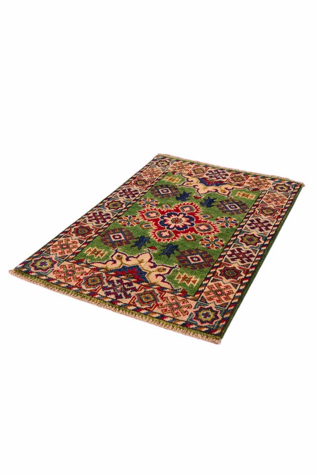 Detail image of 2' x 3' Hand Knotted Kazak Rug
