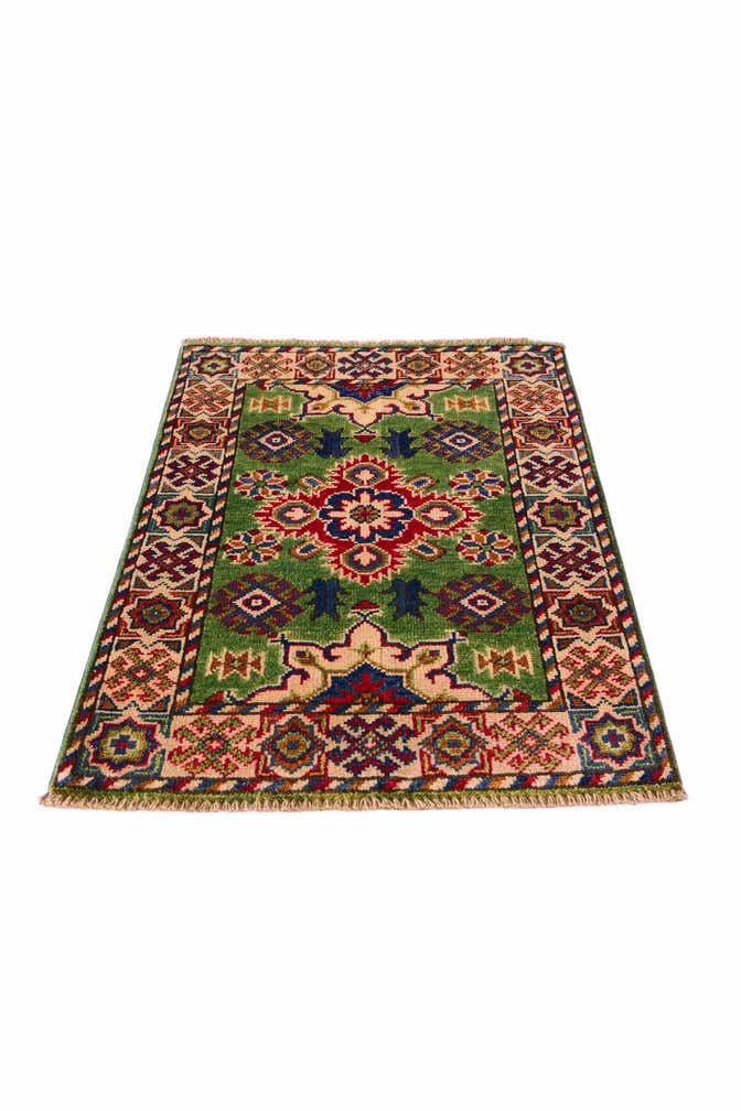 2' x 3' Hand Knotted Kazak Rug