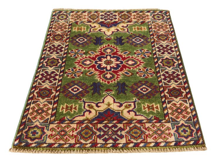 Detail image of 2' x 3' Hand Knotted Kazak Rug