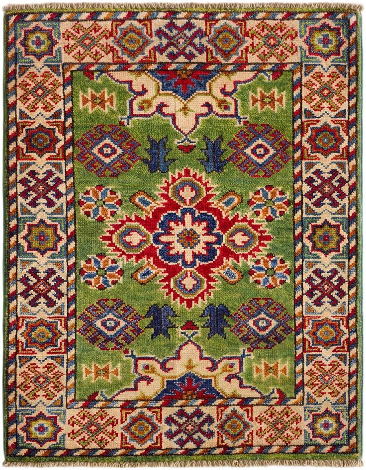 Detail image of 2' x 3' Hand Knotted Kazak Rug