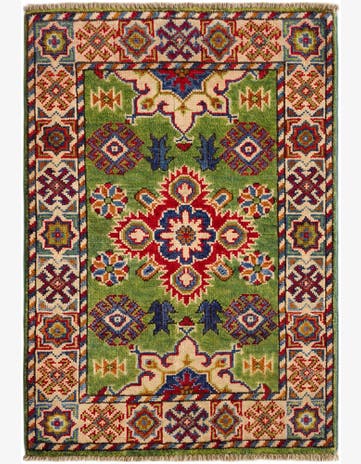 2' x 3' Hand Knotted Kazak Rug
