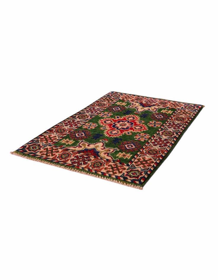 Detail image of 2' x 3' 1 Hand Knotted Kazak Rug