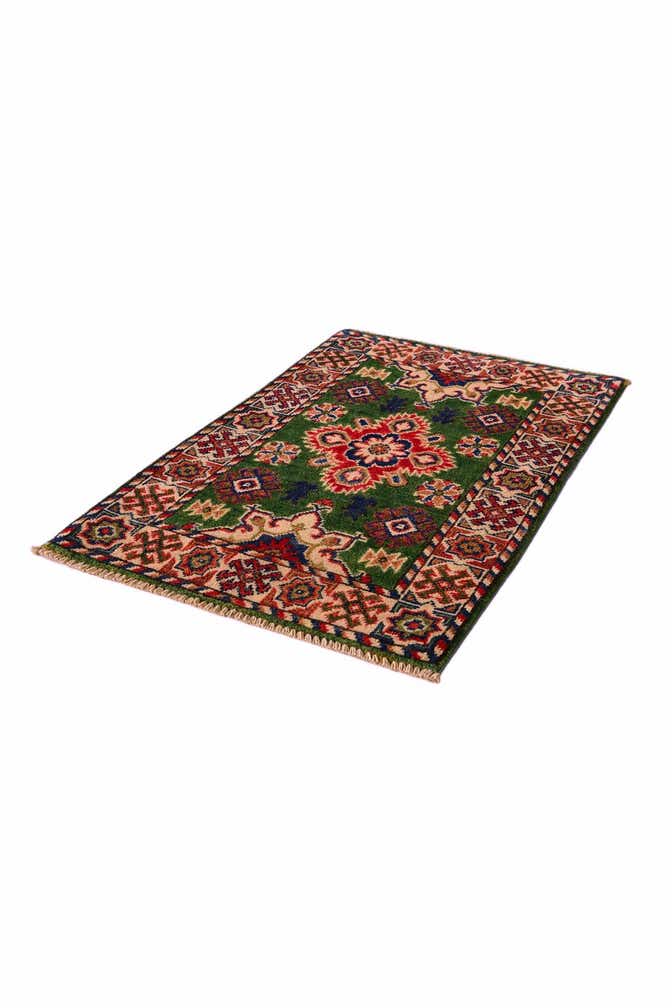 2' x 3' 1 Hand Knotted Kazak Rug