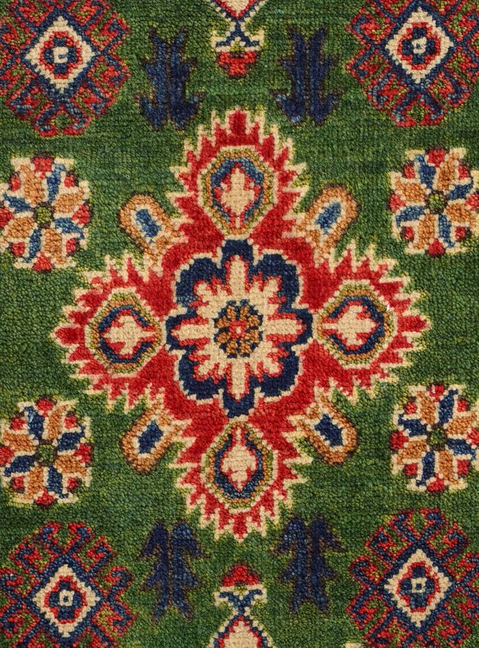 Detail image of 2' x 3' 1 Hand Knotted Kazak Rug