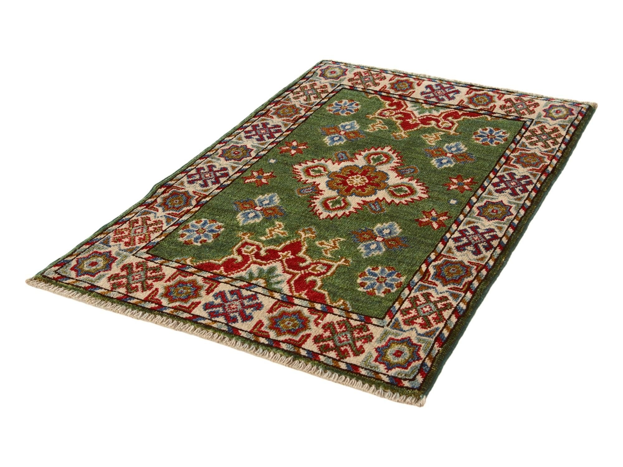 2' 1 x 3' 4 Hand Knotted Kazak Rug