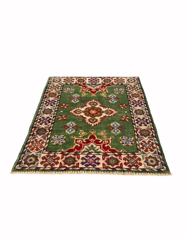 Detail image of 2' 1 x 3' 4 Hand Knotted Kazak Rug