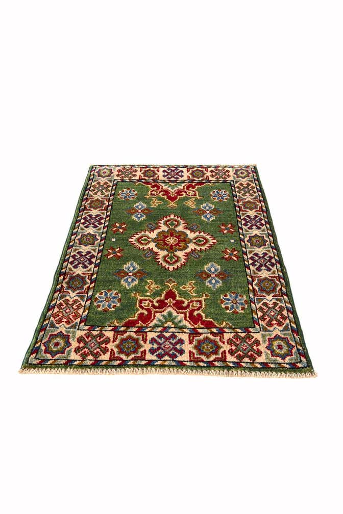 2' 1 x 3' 4 Hand Knotted Kazak Rug