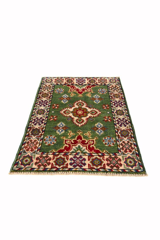 Detail image of 2' 1 x 3' 4 Hand Knotted Kazak Rug