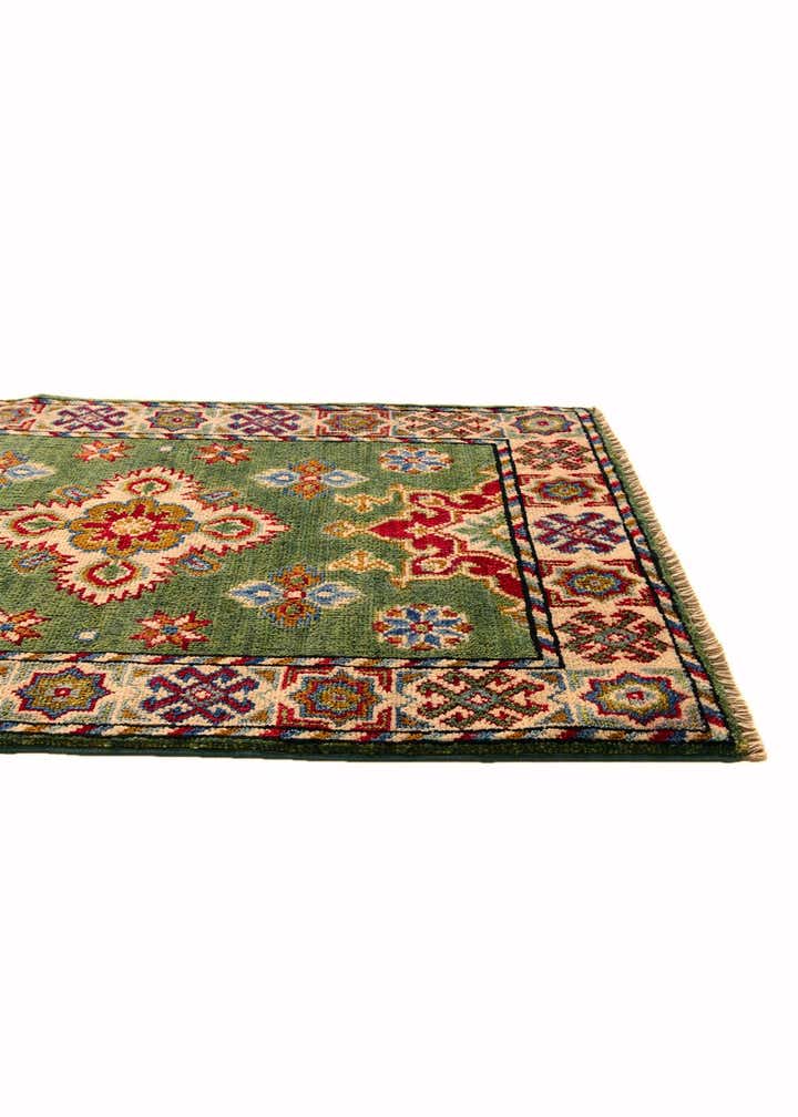 2' 1 x 3' 4 Hand Knotted Kazak Rug