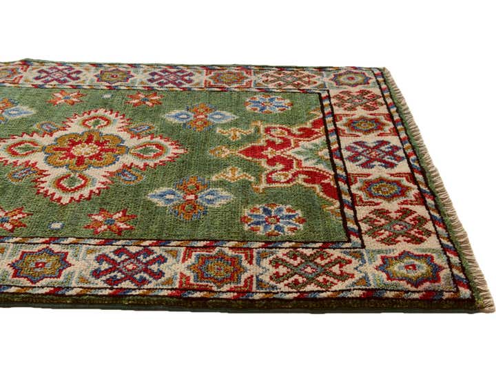 2' 1 x 3' 4 Hand Knotted Kazak Rug