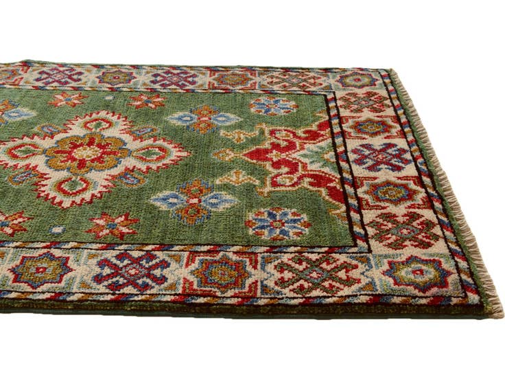 Detail image of 2' 1 x 3' 4 Hand Knotted Kazak Rug