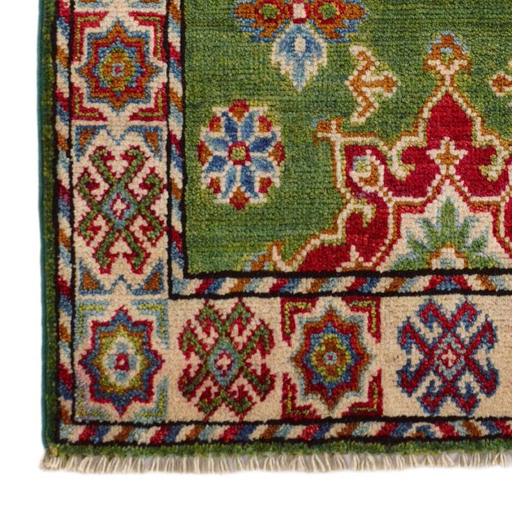 Detail image of 2' 1 x 3' 4 Hand Knotted Kazak Rug