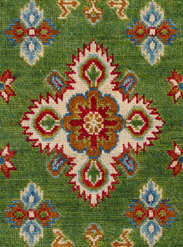 Detail image of 2' 1 x 3' 4 Hand Knotted Kazak Rug