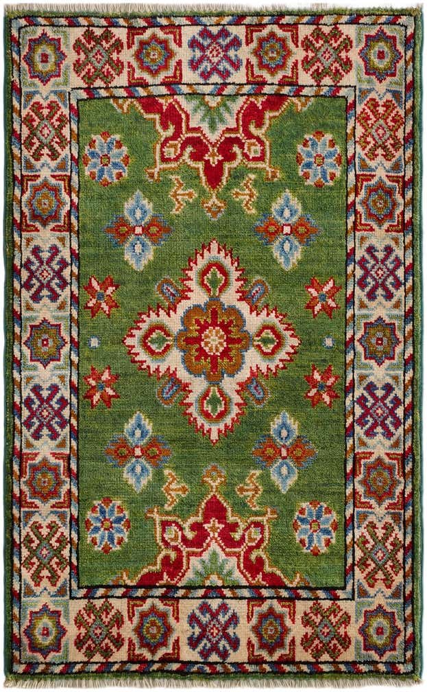 2' 1 x 3' 4 Hand Knotted Kazak Rug
