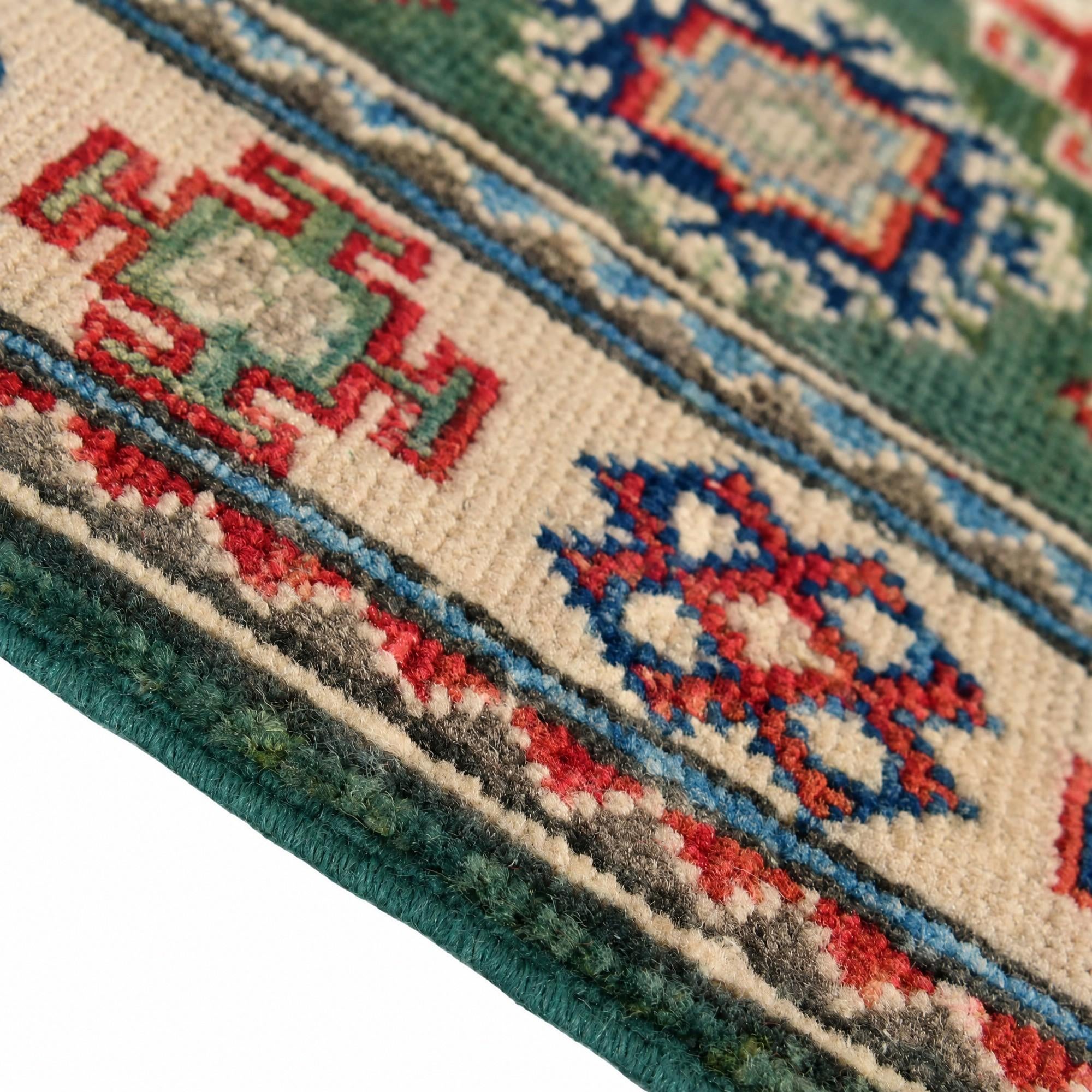 65cm x 90cm Hand Knotted Kazak Rug