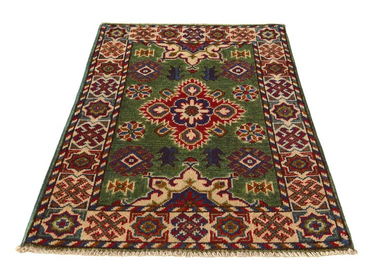Detail image of 2' x 3' Hand Knotted Kazak Rug