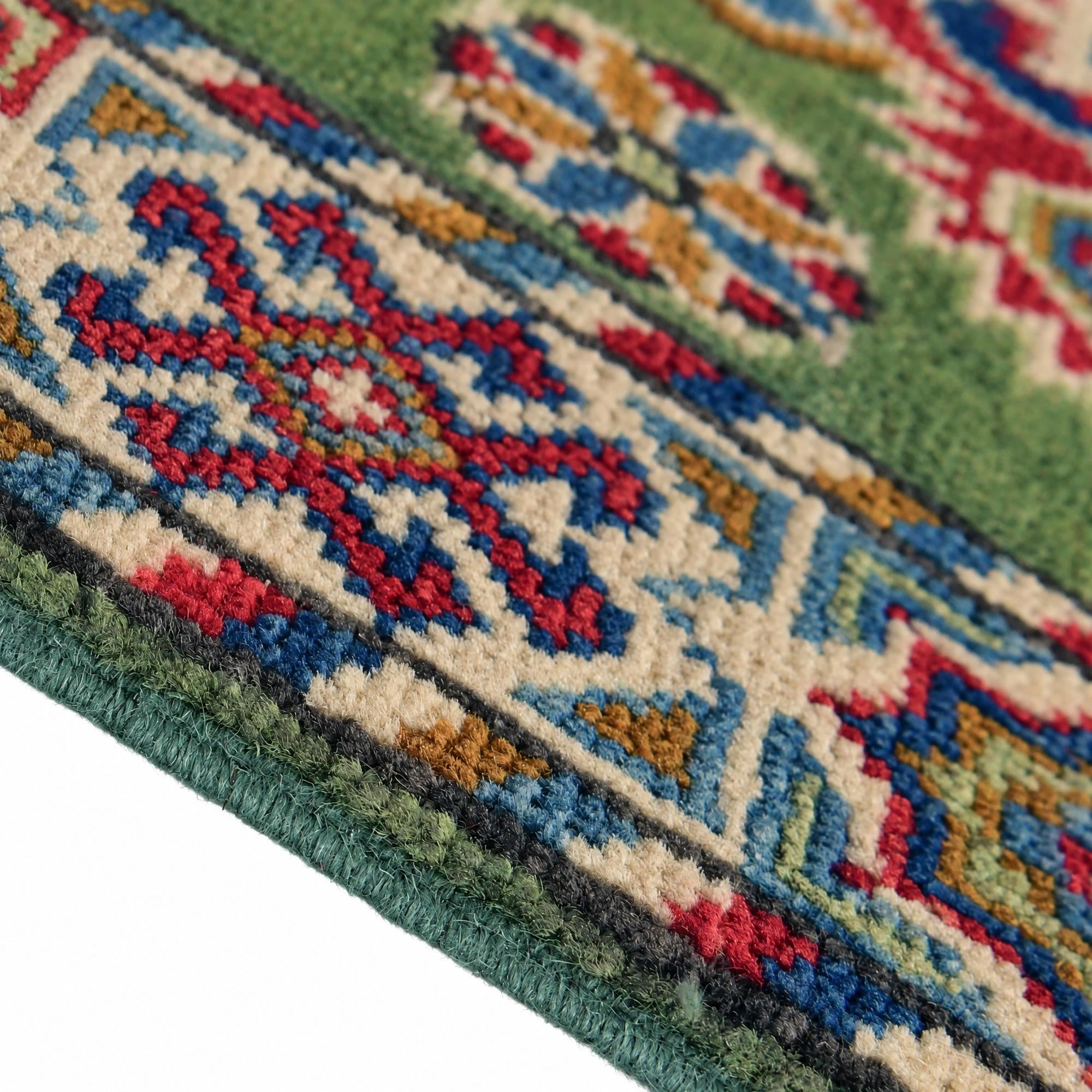 Detail image 8 of 12: 2' x 3' Hand Knotted Kazak Rug