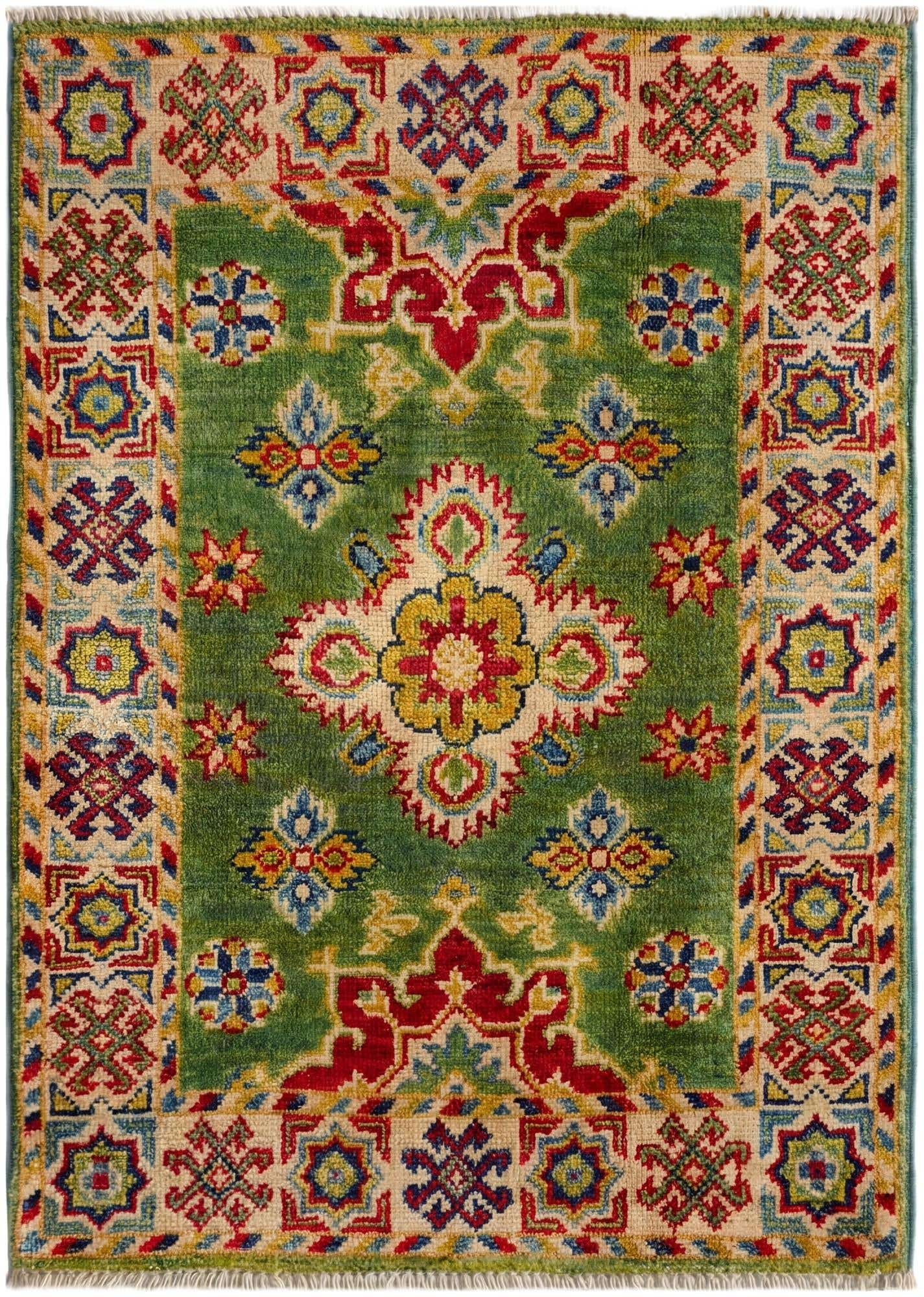 2' 1 x 2' 11 Hand Knotted Kazak Rug