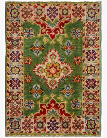 2' 1 x 2' 11 Hand Knotted Kazak Rug