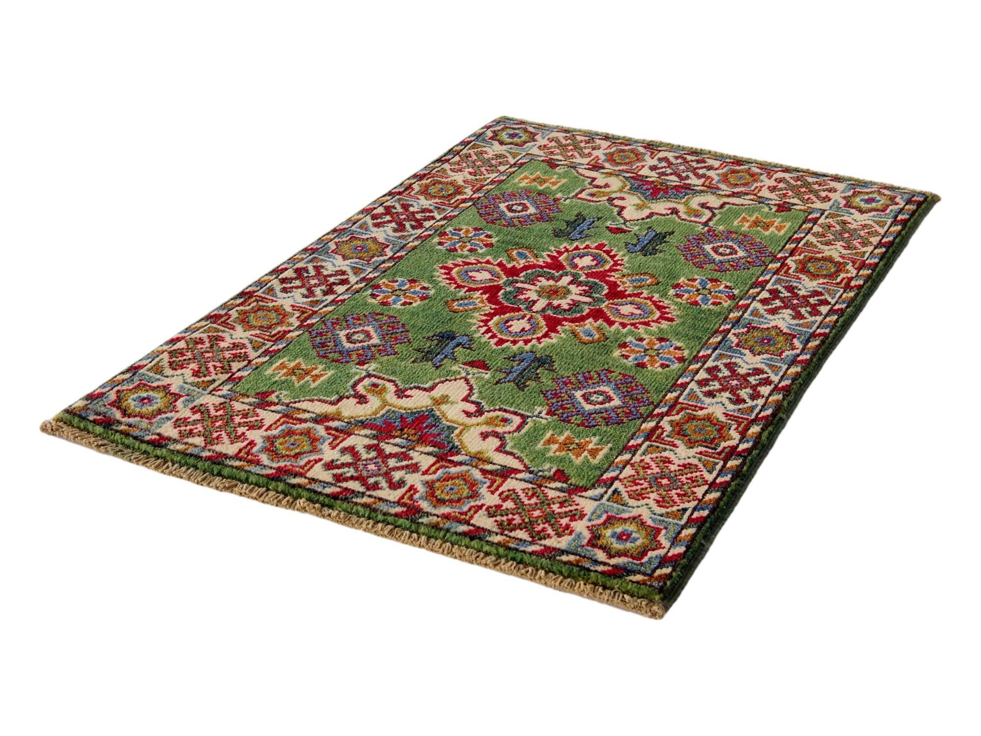 2' 1 x 3' Hand Knotted Kazak Rug
