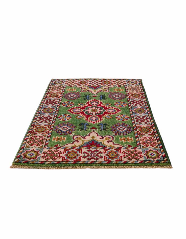 Detail image of 2' 1 x 3' Hand Knotted Kazak Rug