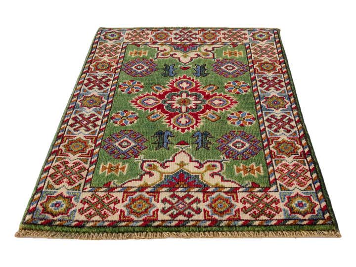 2' 1 x 3' Hand Knotted Kazak Rug