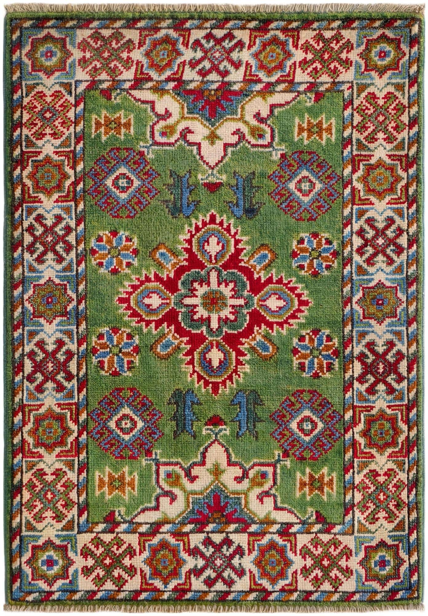 2' 1 x 3' Hand Knotted Kazak Rug