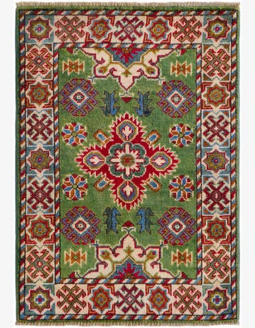 2' 1 x 3' Hand Knotted Kazak Rug