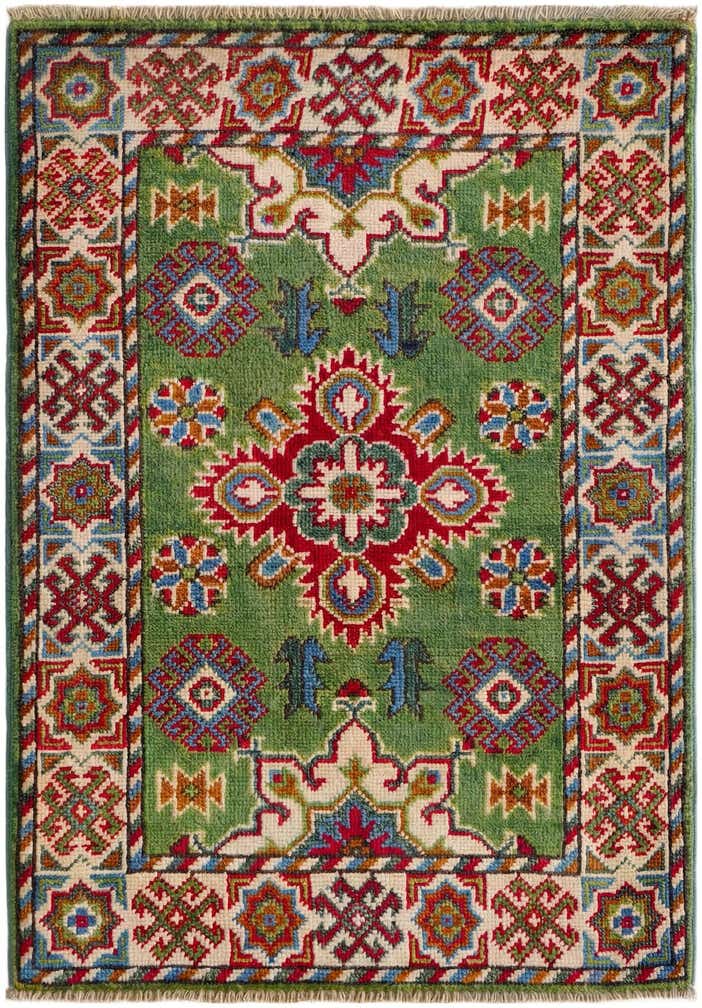 2' 1 x 3' Hand Knotted Kazak Rug