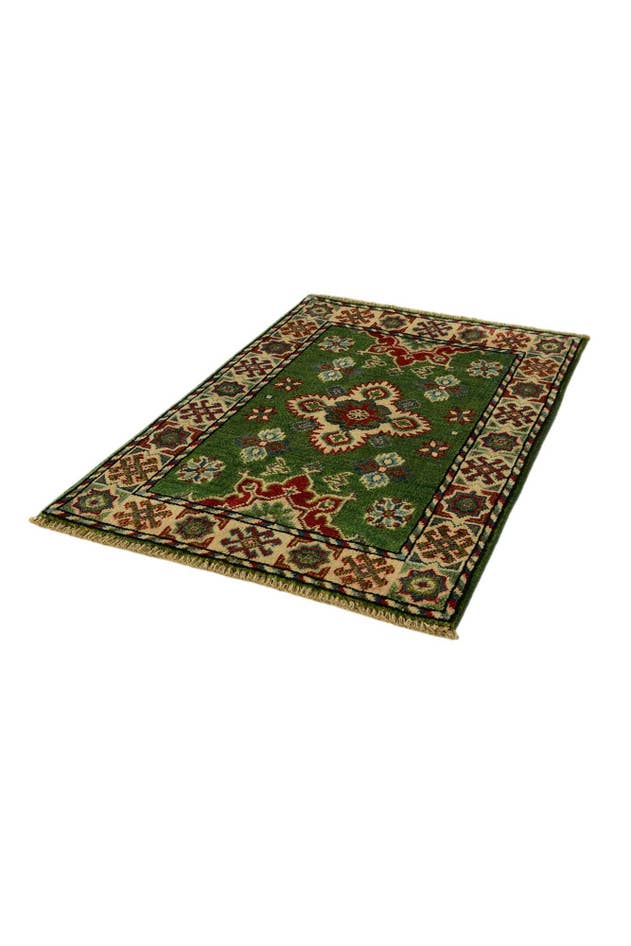 Detail image of 2' 1 x 3' 3 Hand Knotted Kazak Rug