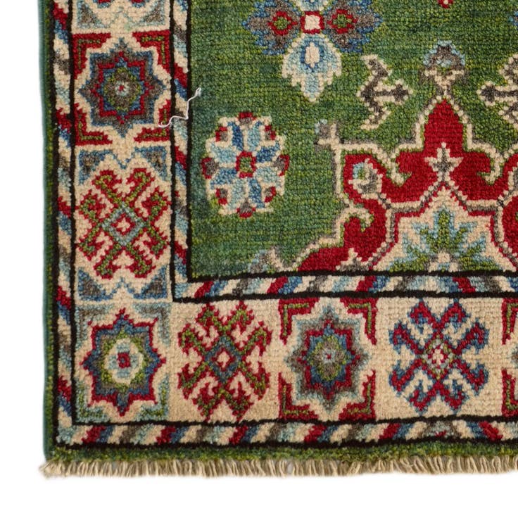 Detail image of 2' 1 x 3' 3 Hand Knotted Kazak Rug