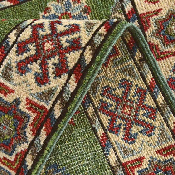 Detail image of 2' 1 x 3' 3 Hand Knotted Kazak Rug