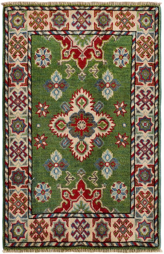 2' 1 x 3' 3 Hand Knotted Kazak Rug