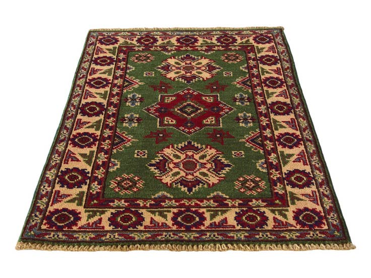 Detail image of 2' 1 x 3' 2 Hand Knotted Kazak Rug