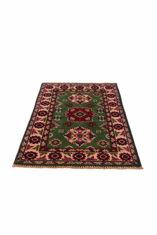 Detail image of 2' 1 x 3' 2 Hand Knotted Kazak Rug