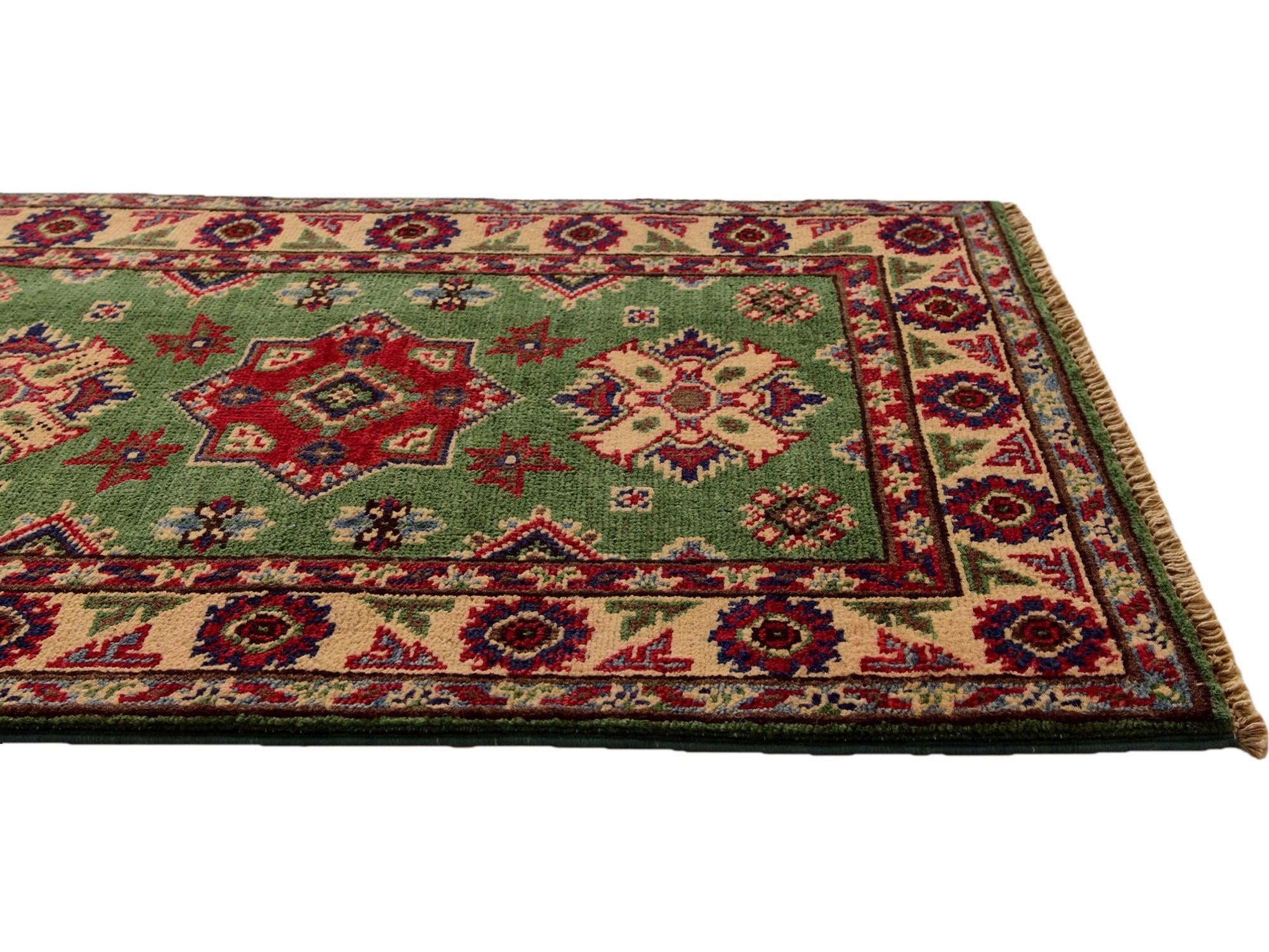 2' 1 x 3' 2 Hand Knotted Kazak Rug