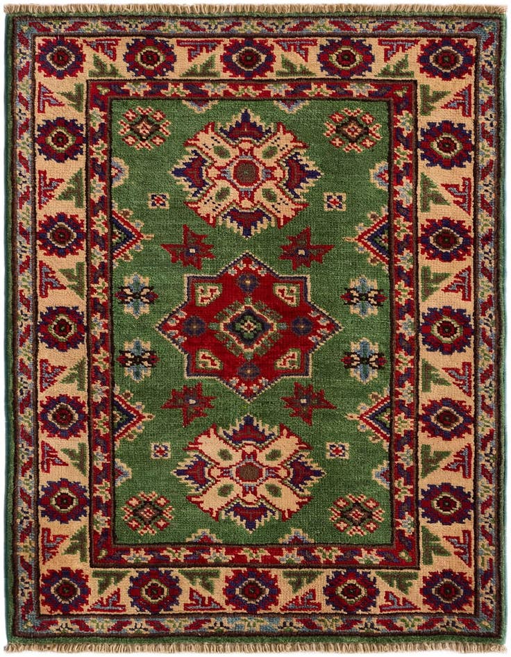 Detail image of 2' 1 x 3' 2 Hand Knotted Kazak Rug