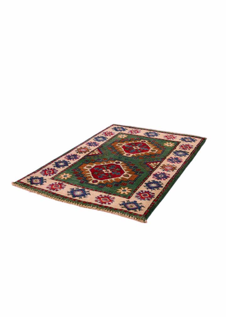 2' x 3' Hand Knotted Kazak Rug