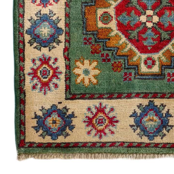 2' x 3' Hand Knotted Kazak Rug
