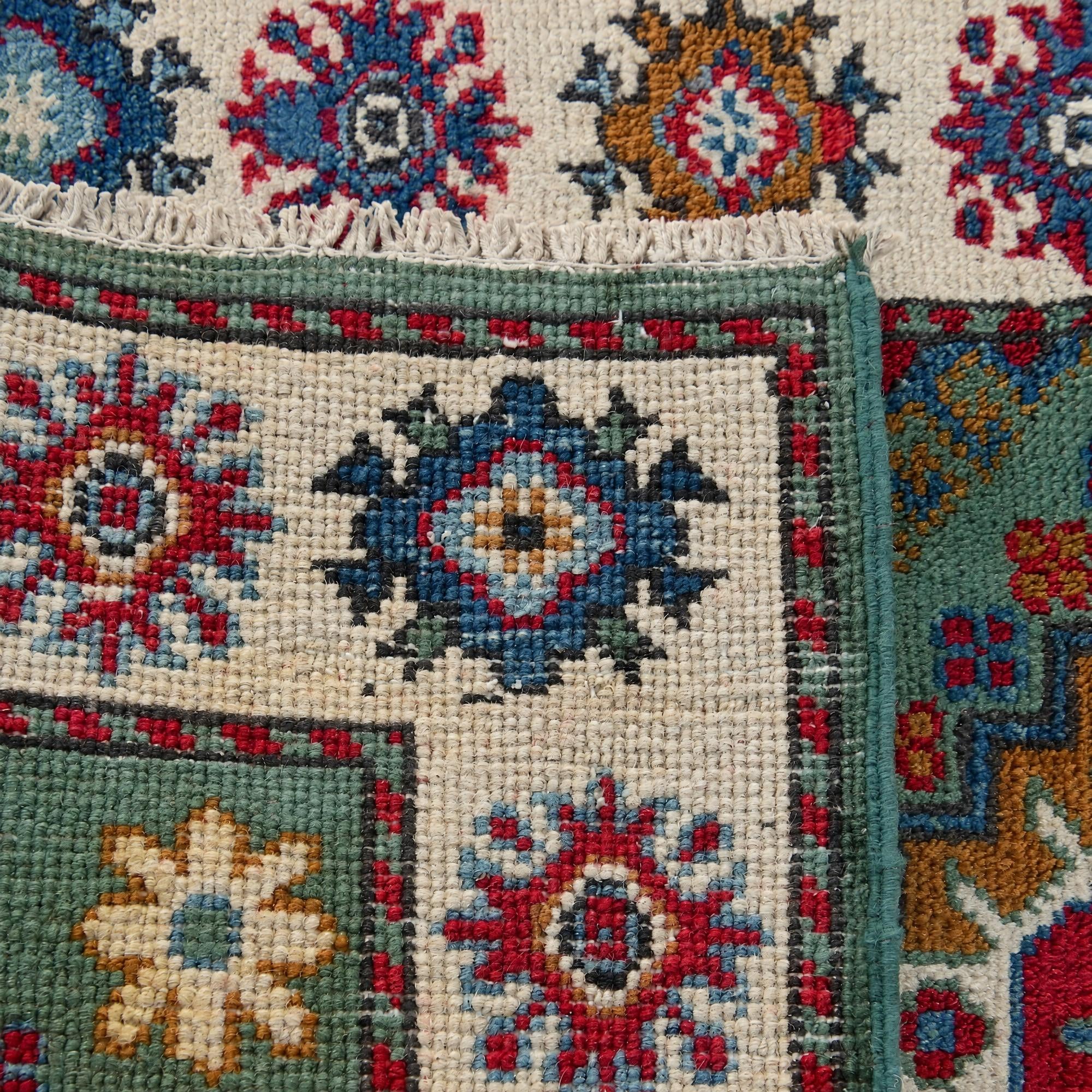 60cm x 90cm Hand Knotted Kazak Rug