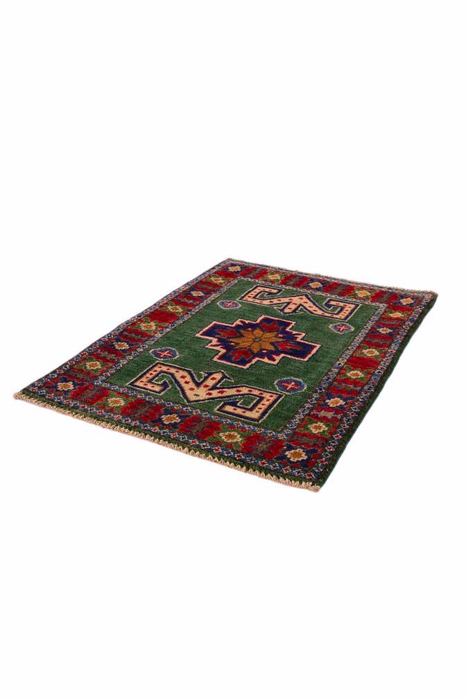 2' x 2' 11 Hand Knotted Kazak Rug
