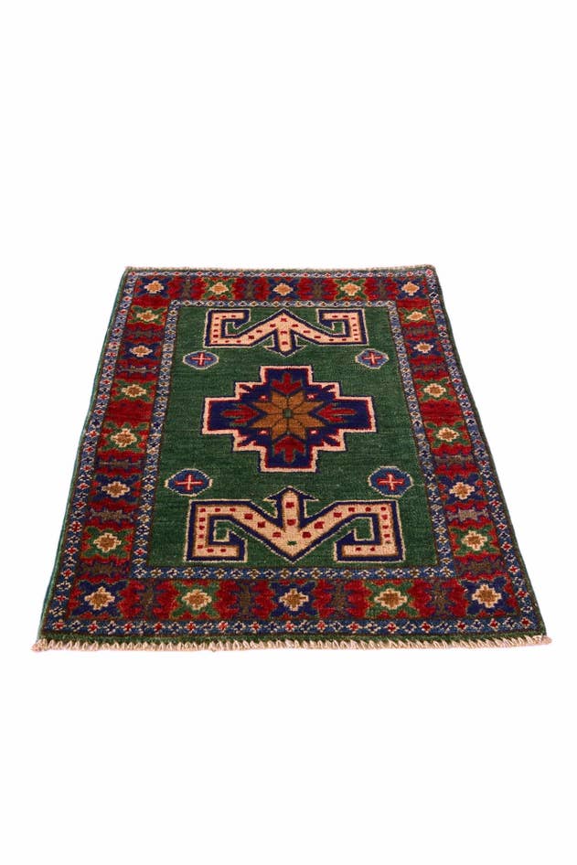 Detail image of 2' x 2' 11 Hand Knotted Kazak Rug