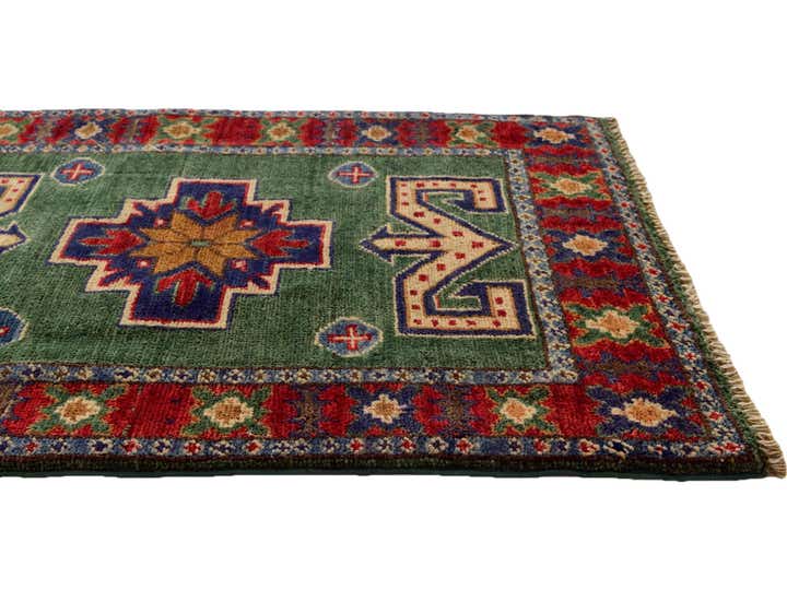 2' x 2' 11 Hand Knotted Kazak Rug