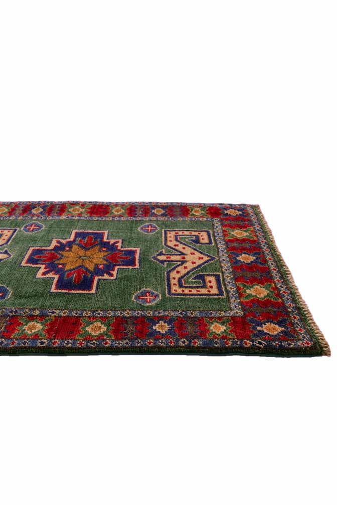 2' x 2' 11 Hand Knotted Kazak Rug